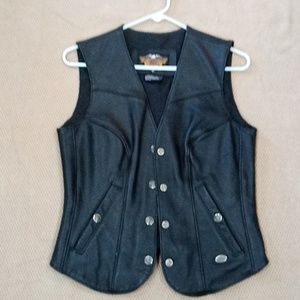 Harley Davidson leather vest